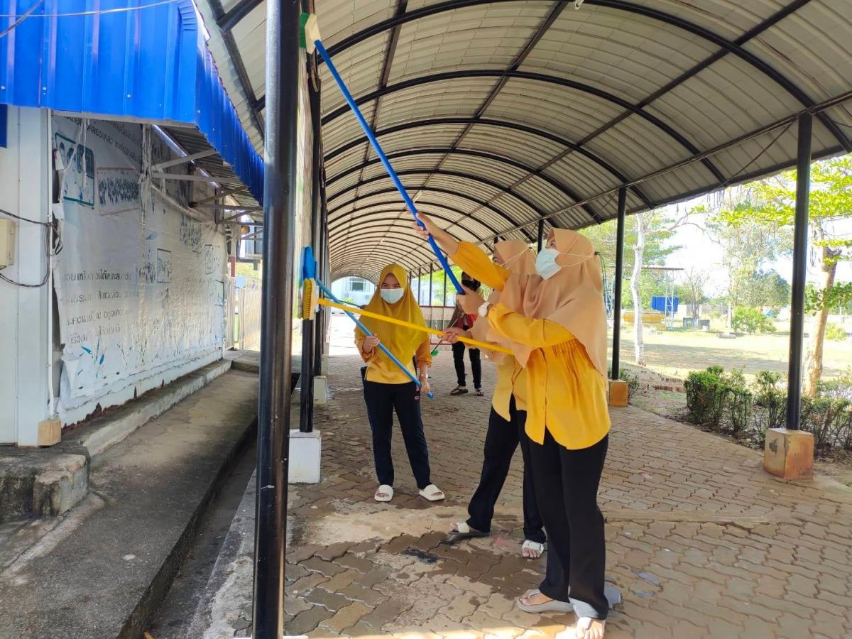 กิจกรรมรักษาความสะอาด สถานที่ทำงาน สถานศึกษา