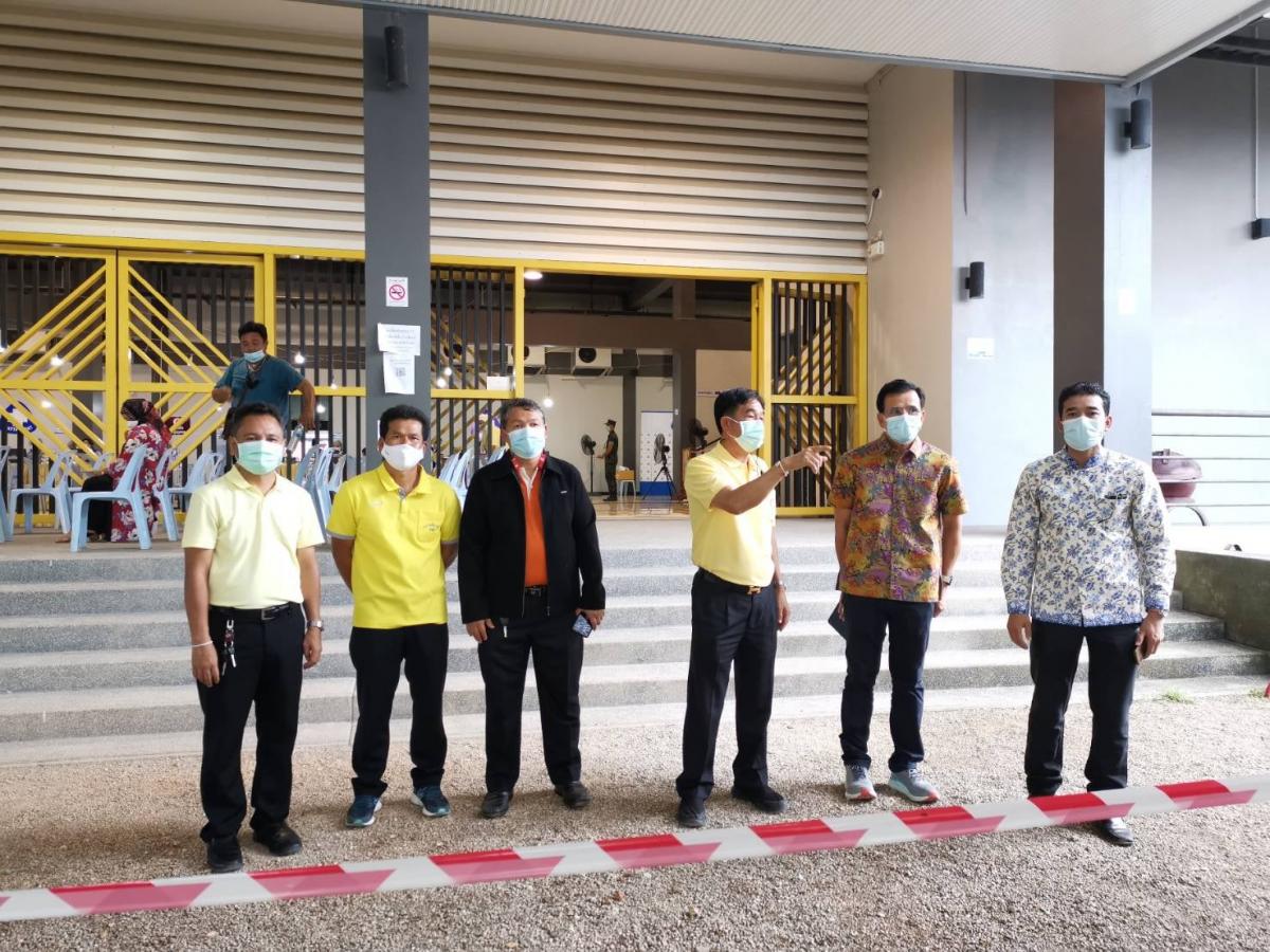 บริการปูพรมฉีดวัคซีน สำหรับพี่น้องประชาชนตำบลอ่าวนางตำบลหนองทะเลในวันที่ 10-11 มิถุนายน 2564 เป้าหมาย 1,520 โดส