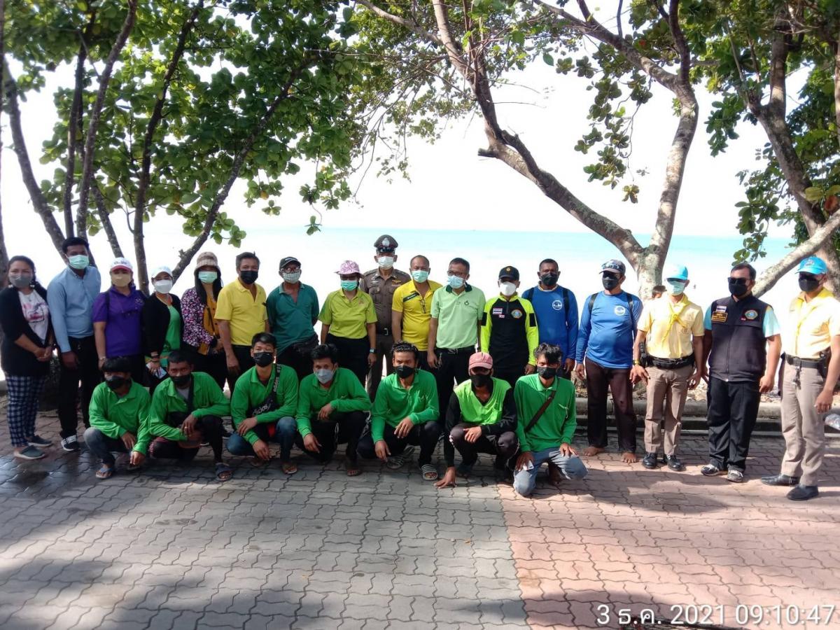อบต.อ่าวนาง ร่วมกับภาครัฐ ภาคเอกชนดำเนินการปรับปรุงภูมิทัศน์ชายหาดอ่าวนางต่อเนื่อง