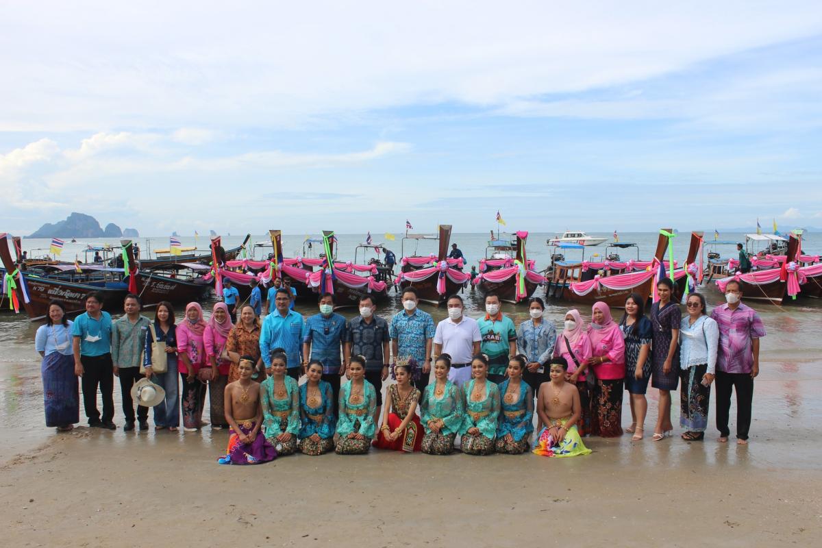 โครงการผูกผ้าเรือหัวโทงเปิดฤดูกาลท่องเที่ยวอ่าวนางและจังหวัดกระบี่ประจำปี 2565