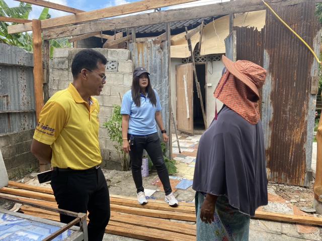 ลงพื้นที่เยี่ยมบ้านผู้พิการ เพื่อซ่อมแซมที่อยู่อาศัย สร้างความสุขและคุณภาพชีวิตที่ดีขึ้น