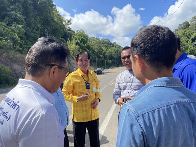 หารือเรื่องติดตั้งไฟฟ้าส่องสว่าง เส้นทางหลวงหมายเลข 4202 ตอน ช่องพลี – หาดนพรัตน์ธารา