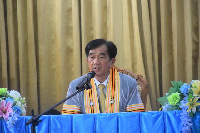 พิธีมอบวุฒิบัตรให้นักเรียนที่สำเร็จการศึกษาโรงเรียนบ้านช่องพลี