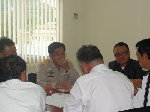 ประชุมคณะกรรมการวางแผนและติดตามผลการก่อสร้างสนามกีฬาจังหวัดกระบี่