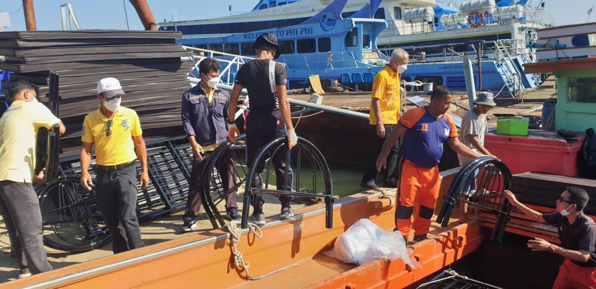 เตรียมความพร้อม เปิดศูนย์พักคอย ณ โรงเรียนพระราชทานบ้านเกาะพีพี
