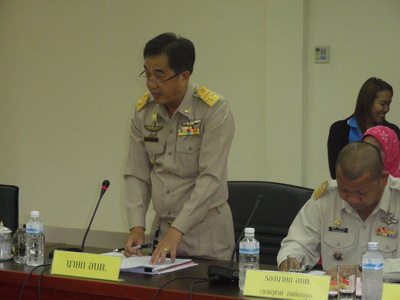 นายกองค์การบริหารส่วนตำบลอ่าวนางแถลงนโยบายต่อสภาองค์การบริหารส่วนตำบลอ่าวนาง 15 ธันวาคม 2554