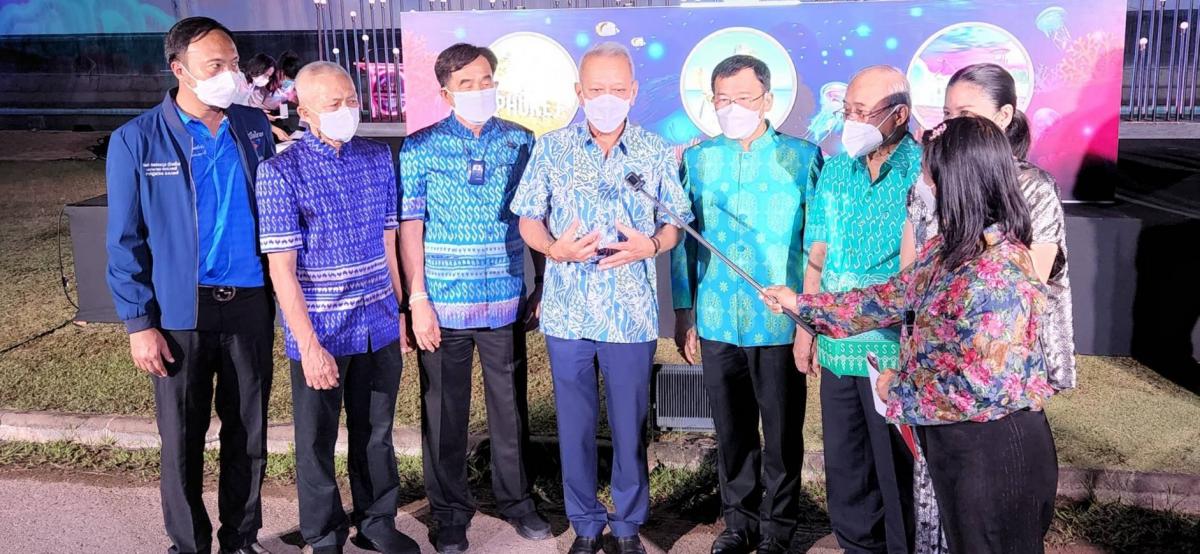 ร่วมพิธีเปิดงานเทศกาลประดับไฟ Aqua Lumina มหัศจรรย์แสงเรืองรองจากทะเลอันดามัน