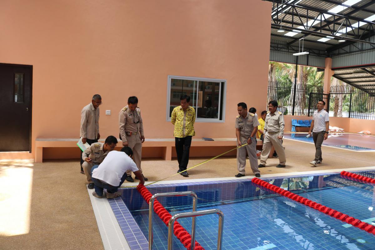 โครงการก่อสร้างสระว่ายน้ำโรงเรียนบ้านช่องพลี